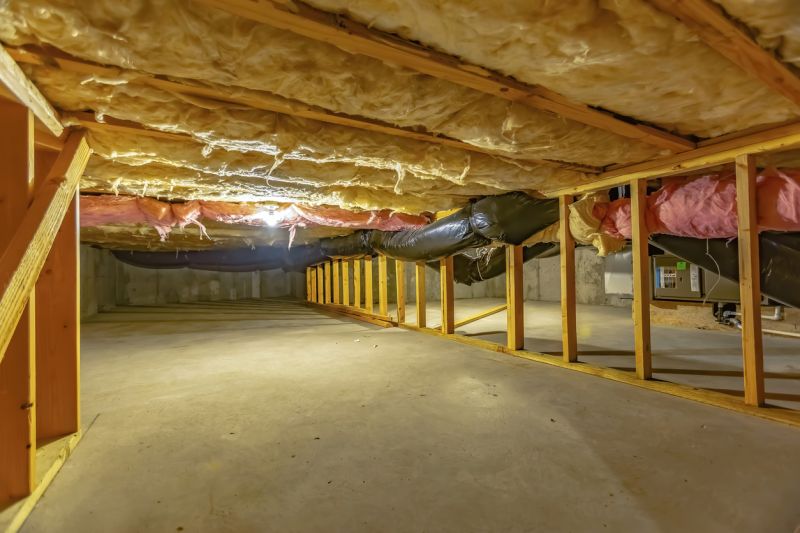 Crawlspace Insulation Installation